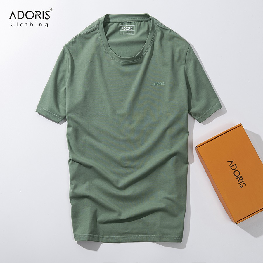 Áo thun nam cổ tròn ADORIS vải Cotton 4 chiều co giãn,dày dặn, Form dáng chuẩn - AP001 | BigBuy360 - bigbuy360.vn