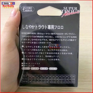 Dây Cước Câu Cá Nhật Bản SUPER TROUT Tàng Hình Siêu Bền 100m ( Đủ Size : Số 3, 4, 5, 6, 7, 8, 9, 10 )