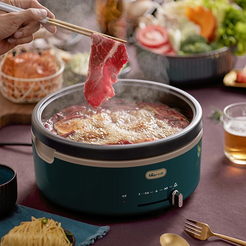 Nồi lẩu chiên xào đa năng chính hãng Bear dung tích 4L model DHG-P40C1