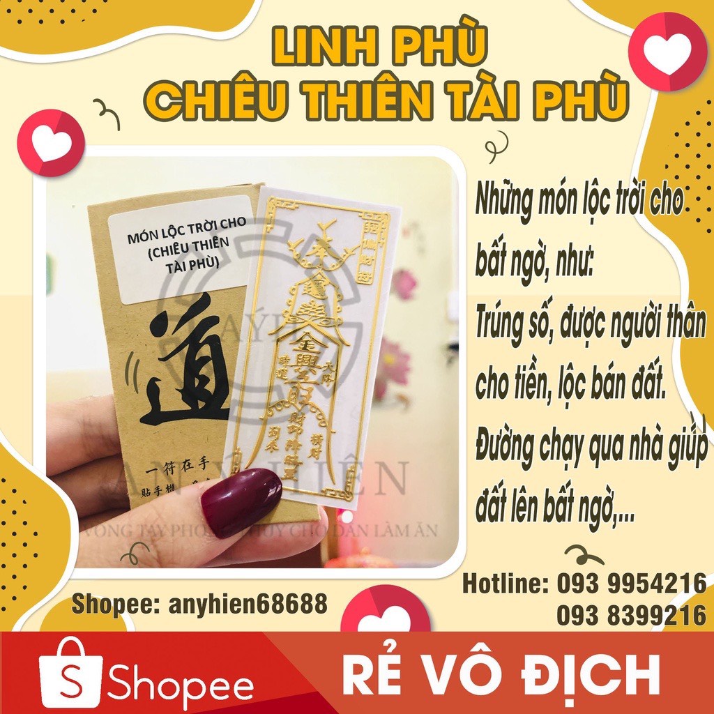 Linh phù thiếp kim 2024 gồm 60 mẫu