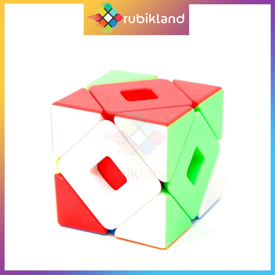 Rubik Biến Thể Moyu MeiLong Double Skewb Stickerless MFJS Rubic Biến Thể Skewb Đồ Chơi Trí Tuệ Trẻ Em