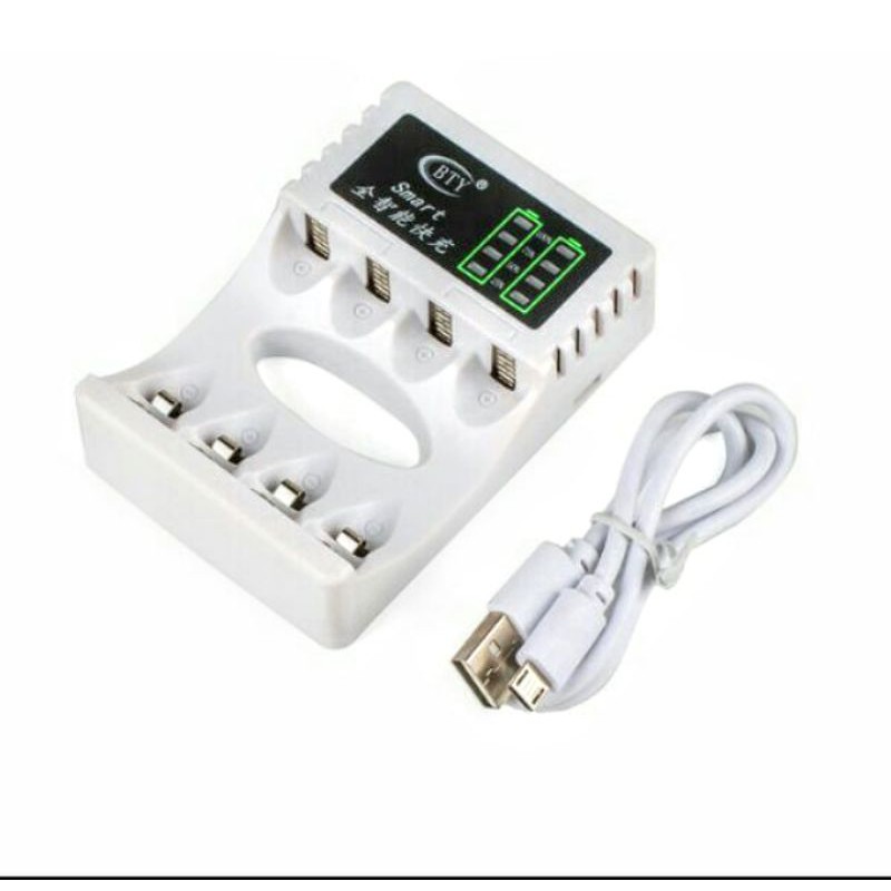 SIÊU GIÁ VỚI BỘ SẠC PIN ĐIỆN TỬ AA-AAA TỰ ĐỘNG NGẮT SẠC KHI ĐẦY PIN THÔNG MINH MẪU MỚI