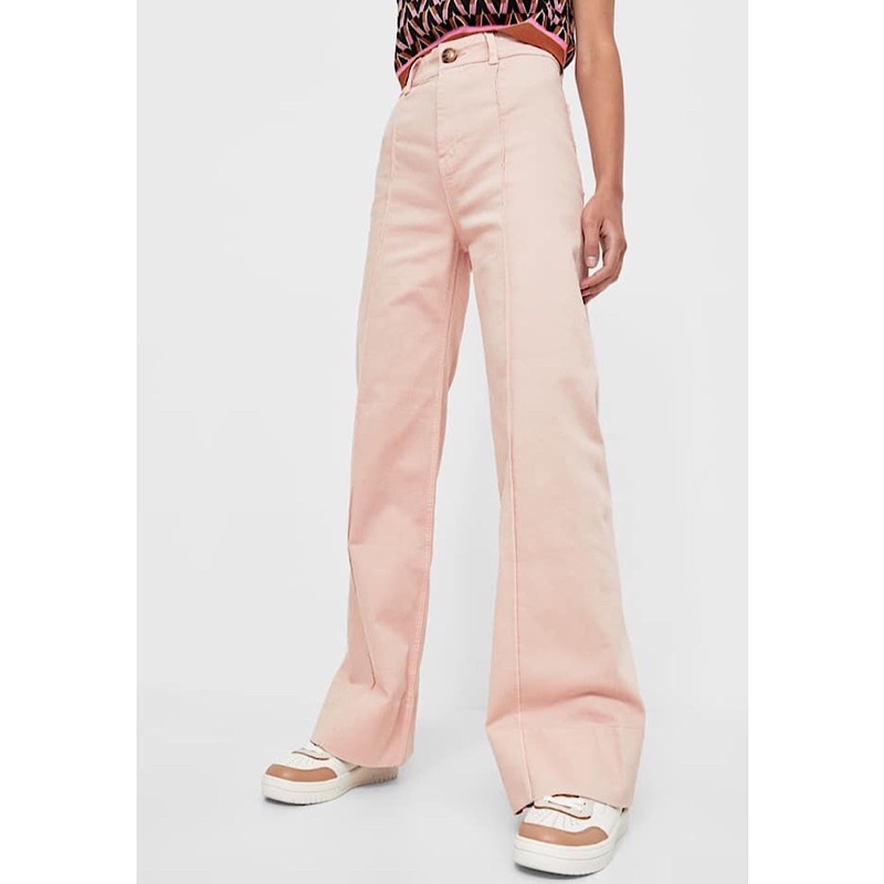 Quần Ống Rộng Nữ Stradivarius Size 38