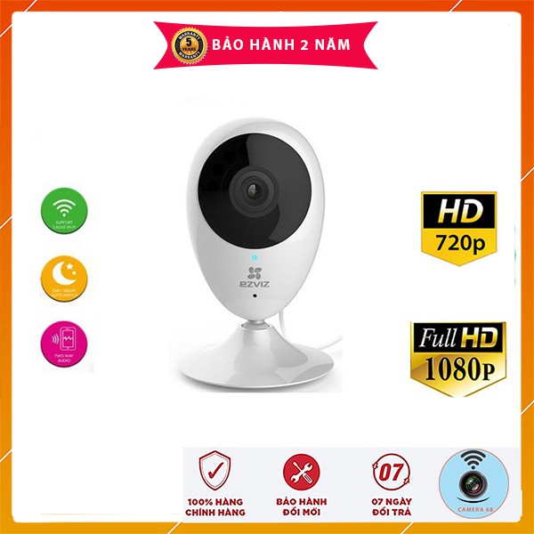 Camera 1M 2M IP Wifi Ezviz C2C 720P 1080P (Ezviz Mini O CS-CV206) BH 24 Tháng - ĐÀM THOẠI 2 CHIỀU