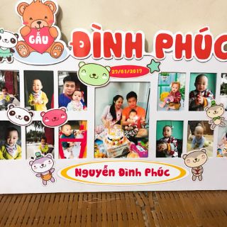 Khung ảnh bé yêu 12 tháng