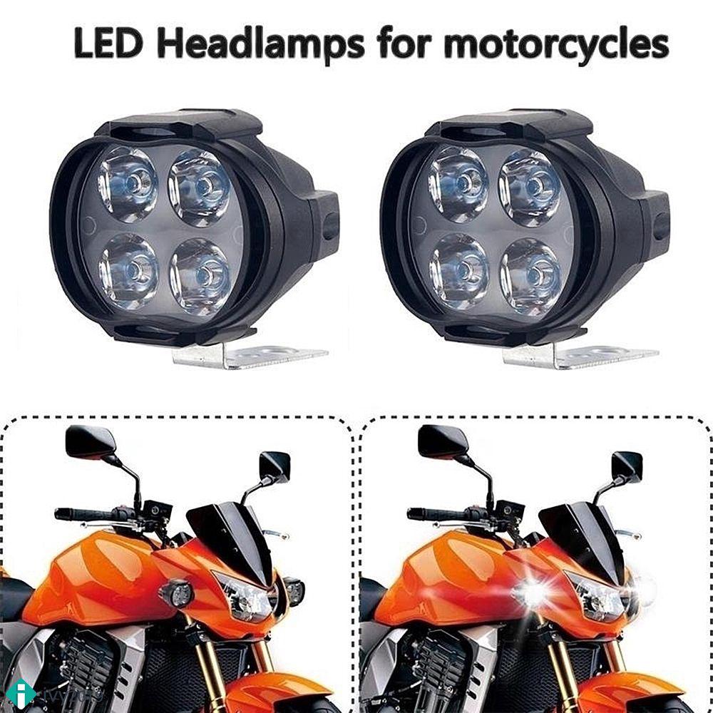 Đèn pha trước xe mô tô dc 12v ivy