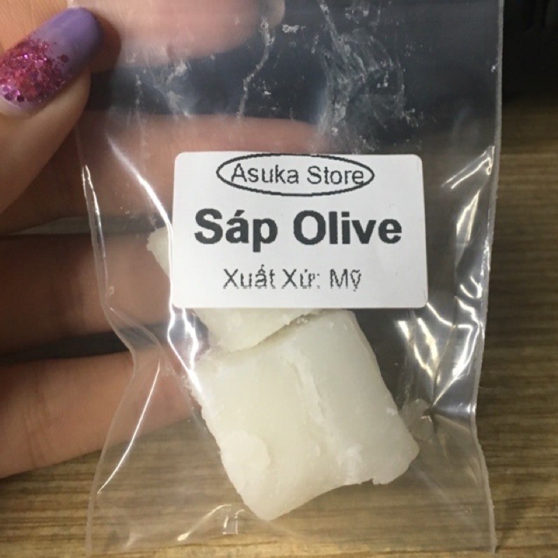 Sáp Olive_Sáp tạo đặc son kem_ Nguyên liệu làm mỹ phẩm handmade