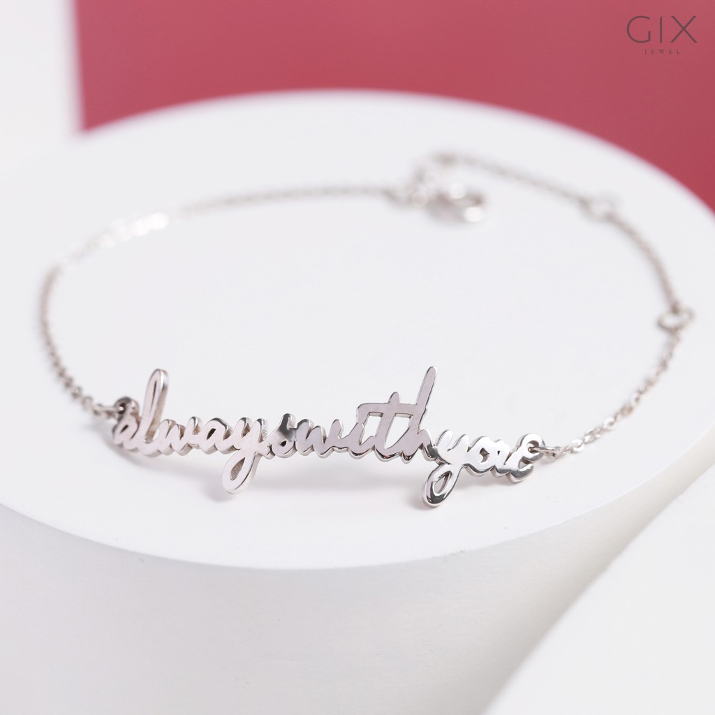 Lắc nữ bạc mạ vàng Alwayswithyou Gix Jewel LT05
