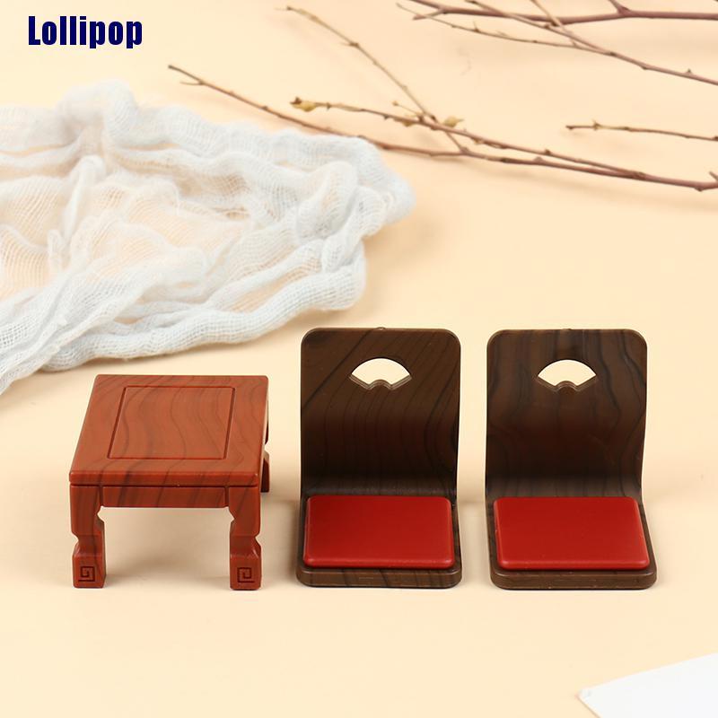 Mô Hình Bàn Ghế Phong Cách Nhật Bản Trang Trí Nhà Búp Bê Tỉ Lệ 1: 12