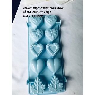 Khuôn Đá Vĩ Tim Đủ Loại