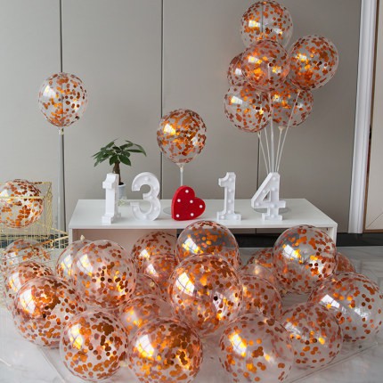 Set 10 Bong Bóng Trong Suốt Nổi Bật Kích Thước 12 Inch Dùng Để Trang Trí Tiệc Cưới/Sinh Nhật