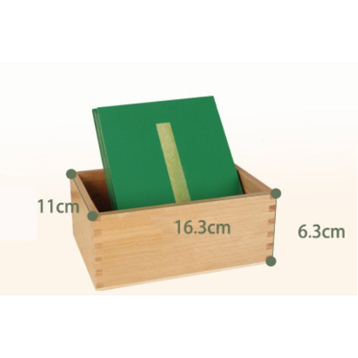 [BẢN QUỐC TẾ] Giáo cụ Montessori - Bộ số cát nhám từ 0 đến 9