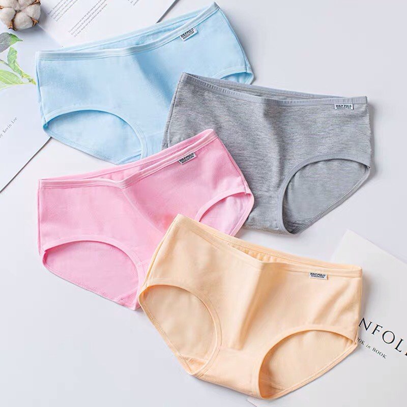 Quần Lót Nữ Cotton Trơn Quần Chíp Nữ Siêu Xinh ALALA 1678