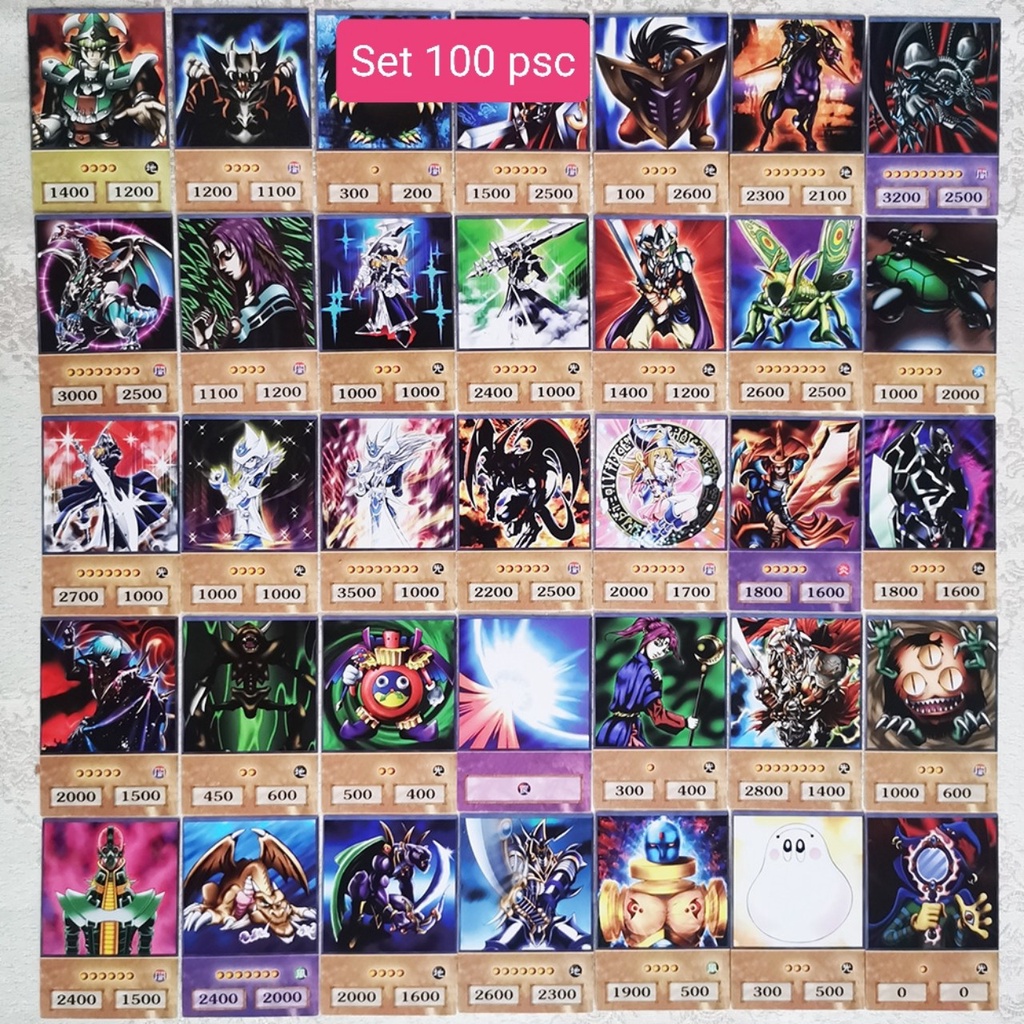 Sét 100 thẻ và 72 thẻ YuGiOh ngẫu nhiên, mạnh và hiếm