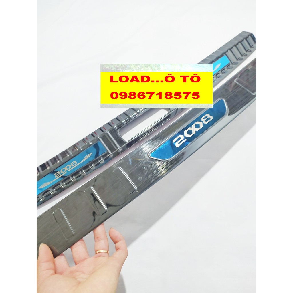 Chống Trầy Cốp Peugeot 2008 Trong, Ngoài Vân Titan Xước Mặt Bóng