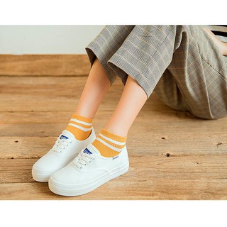 [SET 2 Đôi] Vớ Nữ Ngắn High Sọc Cute