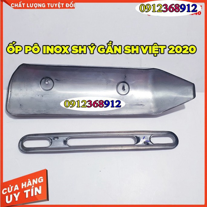 ỐP PÔ INOX SH Ý GẮN SH 2020-2021