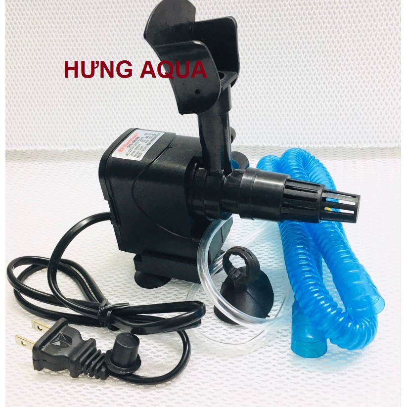 Bơm bể cá - bơm lọc cho hồ cá, máy bơm bể thủy sinh RS-705 15W: bơm + lọc + sục khí oxy, tiết kiệm điện, không gây ồn