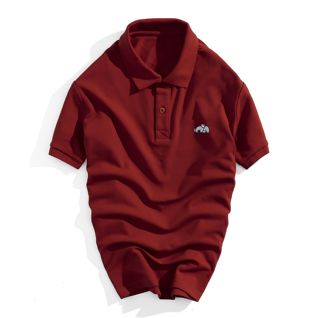 Áo POLO nam nữ THÊU HÌNH basic đẹp vải cá sấu COTTON giữ form bền bỉ, chống nhăn, thời trang nam cao cấp - LILA