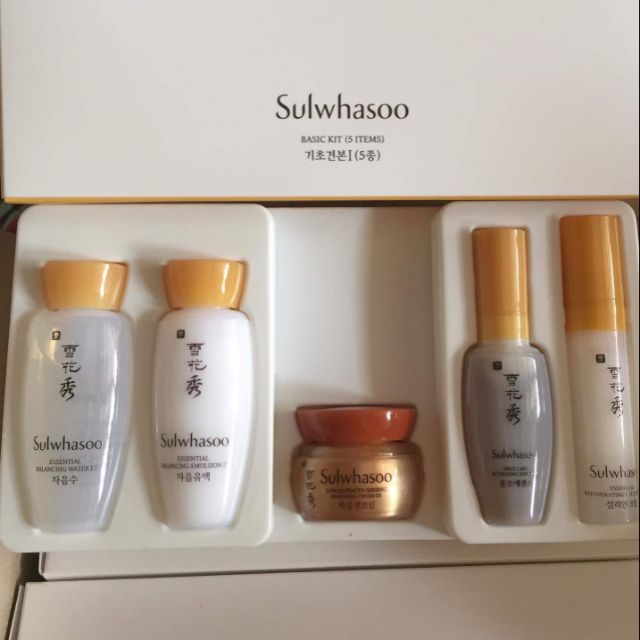 Combo set dưỡng da Sulwhasoo dịu nhẹ 5sp