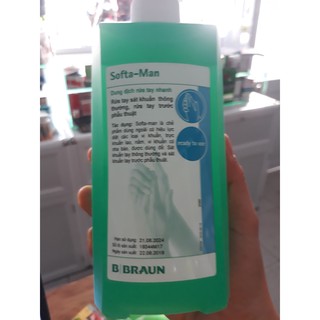 Nước sát khuẩn tay nhanh Softa-man