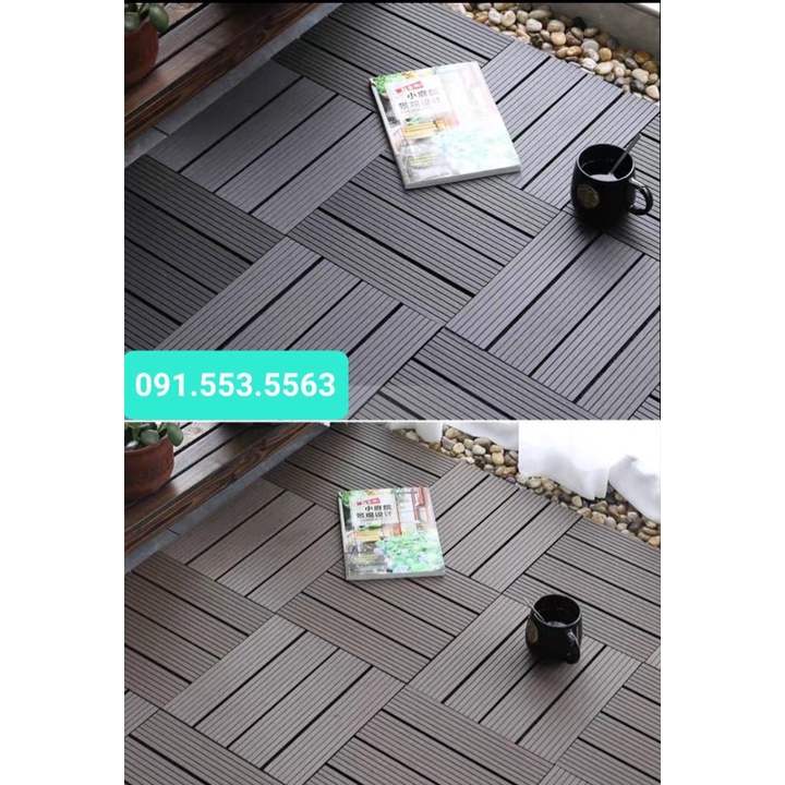 Vỉ Nhựa Lót Sàn Ban Công, Sân Vườn Kích Thước 30cm x 30cm