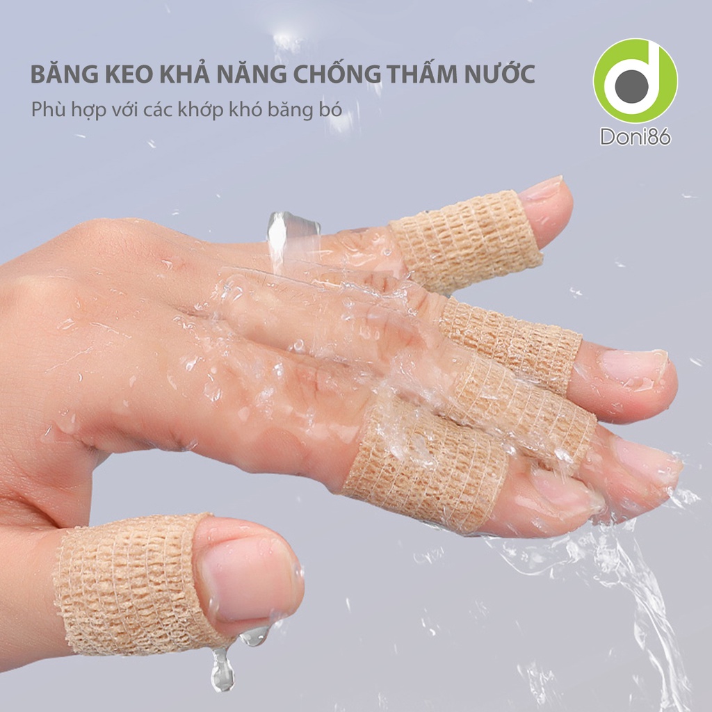 Băng quấn vải tự dính giúp giảm ma sat bảo vệ ngón tay, ngón chân hiệu quả - Doni - DOPK247
