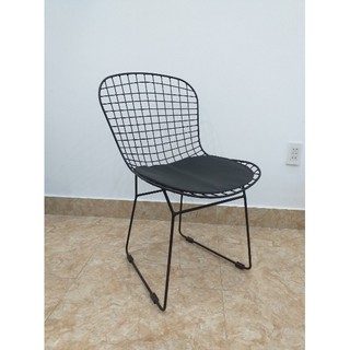 Ghế lưới sắt nệm simili (LA-C057)