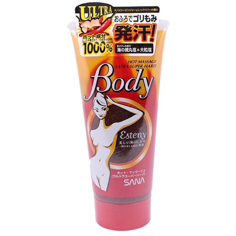 Kem tan mỡ bụng Esteny Body hot masage Sana gel Nhật