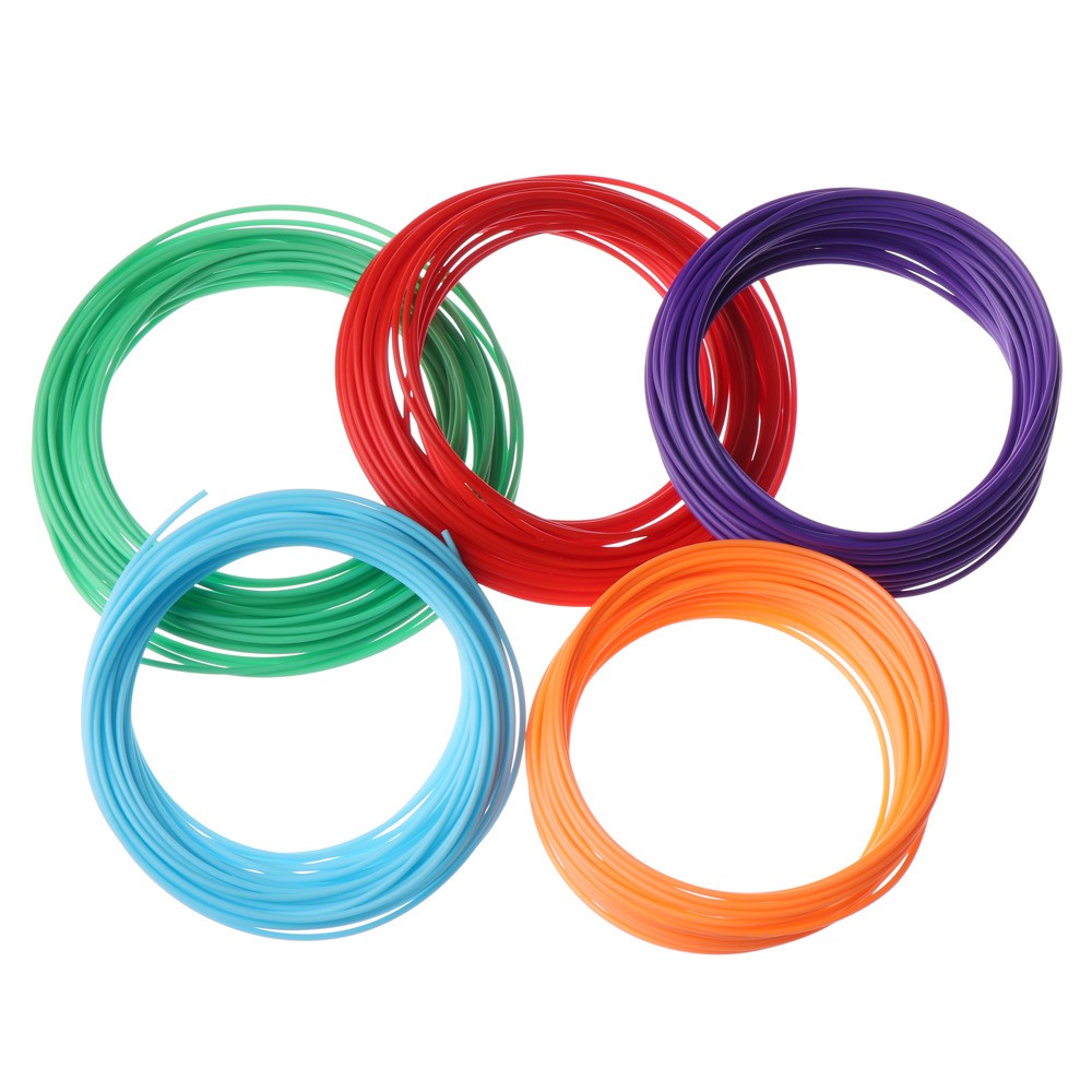 Sợi PLA 5/10m Vẽ Mô Hình Lập Thể Thủ Công Không Ô Nhiễm Nhiều Màu Sắc Sáng Tạo Cho Bút In 3D