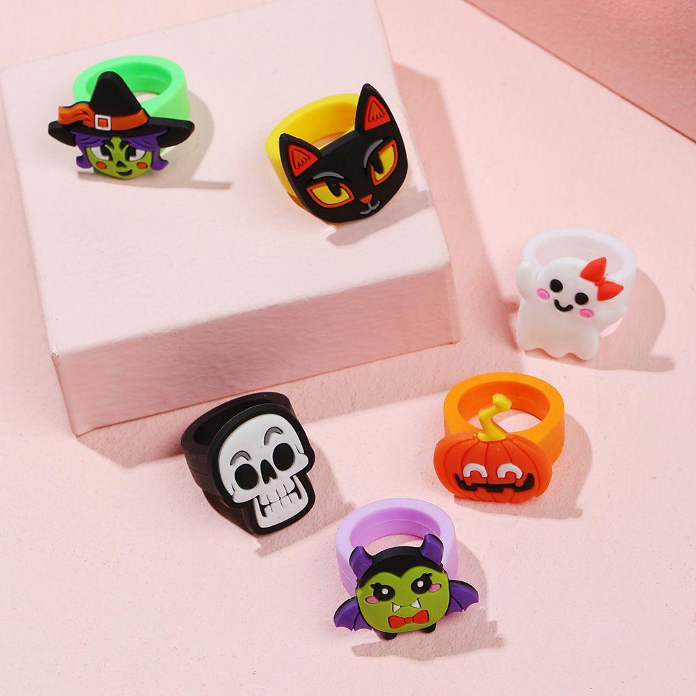 Vòng Đeo Tay Silicone Hình Trái Bí Ngô Đầu Lâu Trang Trí Tiệc Halloween Cho Bé