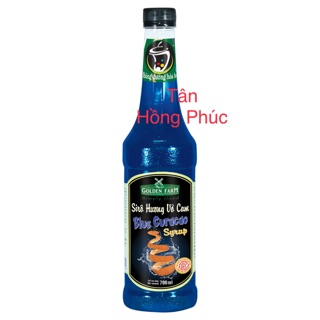 Syrup Blue Curacao 700ml GOLDEN FARM Combo 2chai
