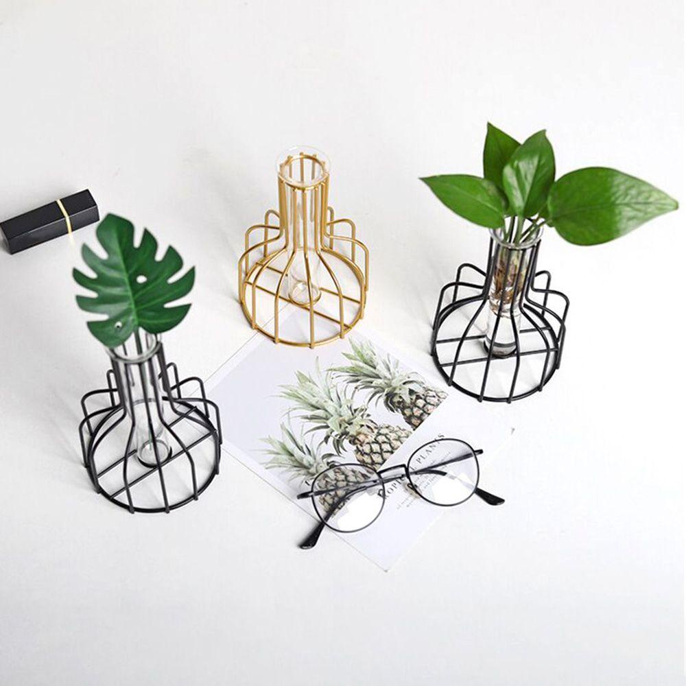 Bình Hoa Để Bàn Bằng Sắt Nghệ Thuật 1 #|Chậu Hoa Thủy Tinh Bình Hoa