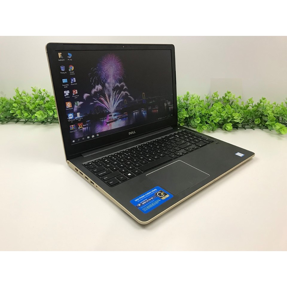 Máy Tính Laptop Dell Vostro V5568 (Core Kaby lake I5-7200U, Ram 8GB, SSD 128GB + 1TB HDD, VGA GF 940MX 2GB) màu Glod