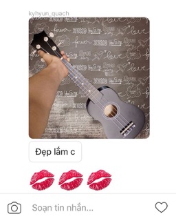 Ukulele LORTUI 21inch màu đen