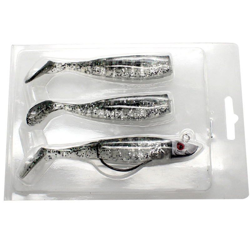 Combo 3 Con Mồi Mềm Kèm Lưỡi ( 1 vỉ 3 con kèm lưỡi )