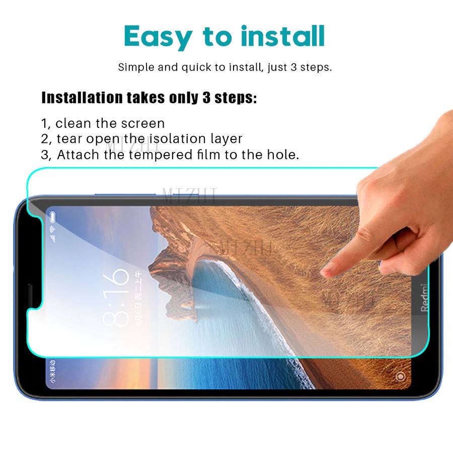 Miếng Dán Kính Cường Lực Cho Xiaomi Redmi 7A - Trong Suốt
