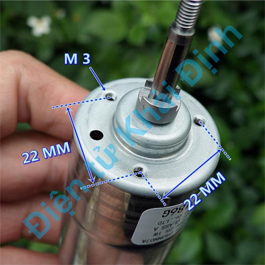 Động cơ không chổi than brushless Shinano 105Vdc 10.000V/P 25W LA034 trục 5mm kde7414