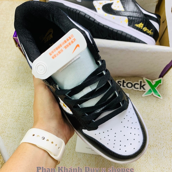 Giày thể thao Nike Sb Đen Trắng | SB DUNK x SUPREME có chữ ký