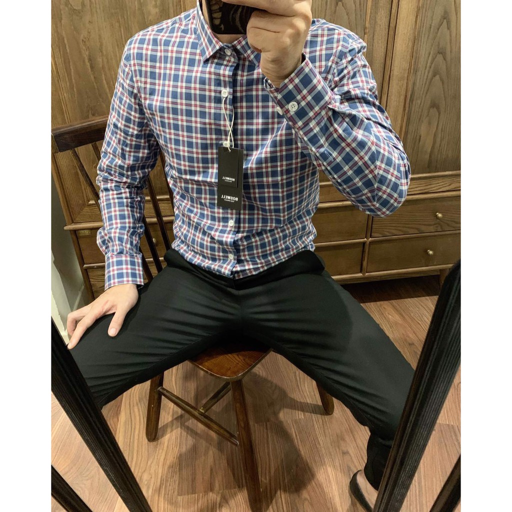 Áo sơ mi nam dài tay boswell