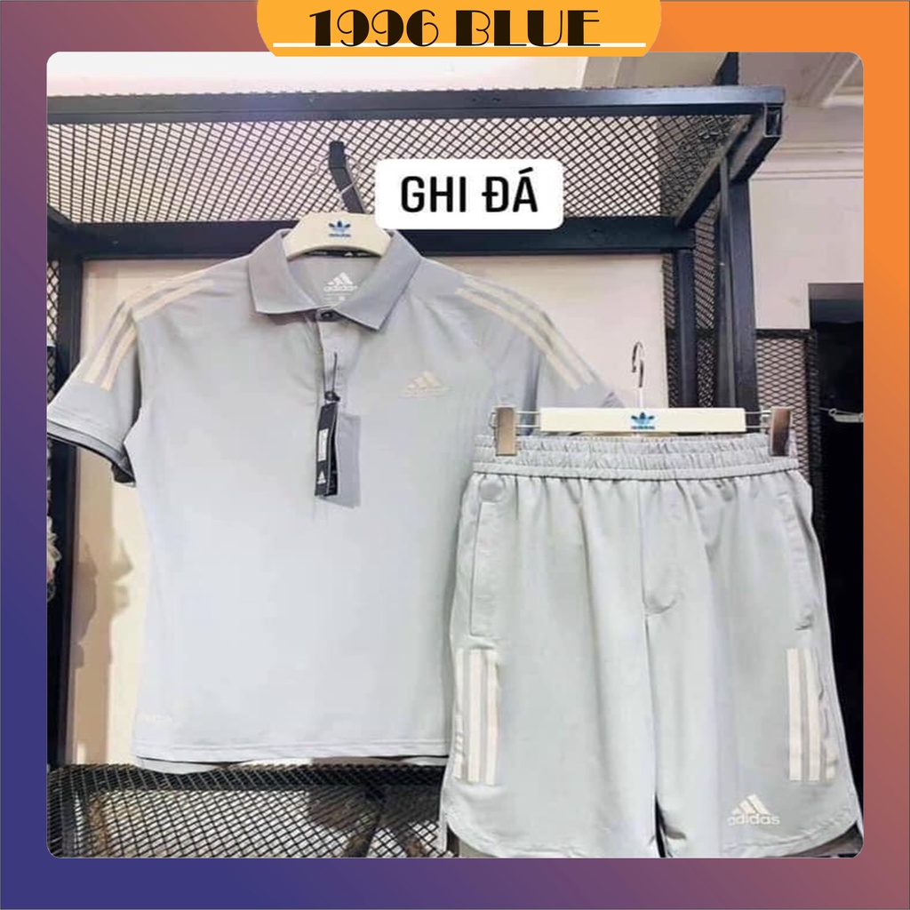 Bộ Quần Áo Thể Thao Nam, Bộ Đồ Nam Thun Lạnh 4 màu KEEP TRAINING - 1996 BLUE