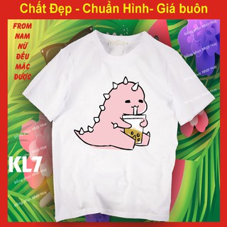 áo thun khủng long chibi 7 chất đẹp,bao đổi trả