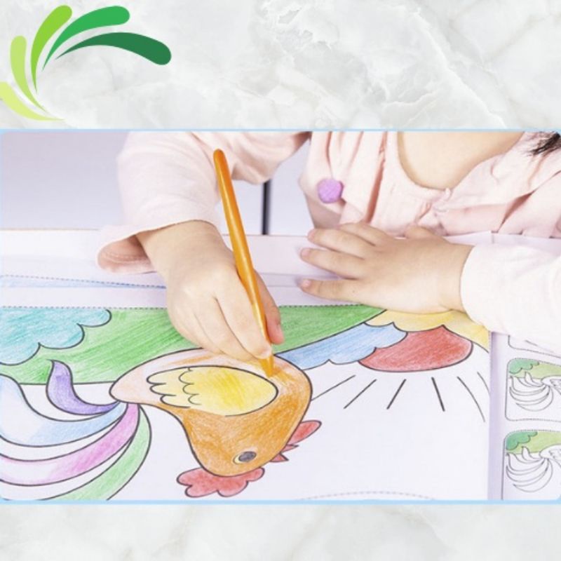 BỘ 24 MÀU HỮU CƠ TẬP VẼ CHO BÉ - AN TOÀN CHO BÉ