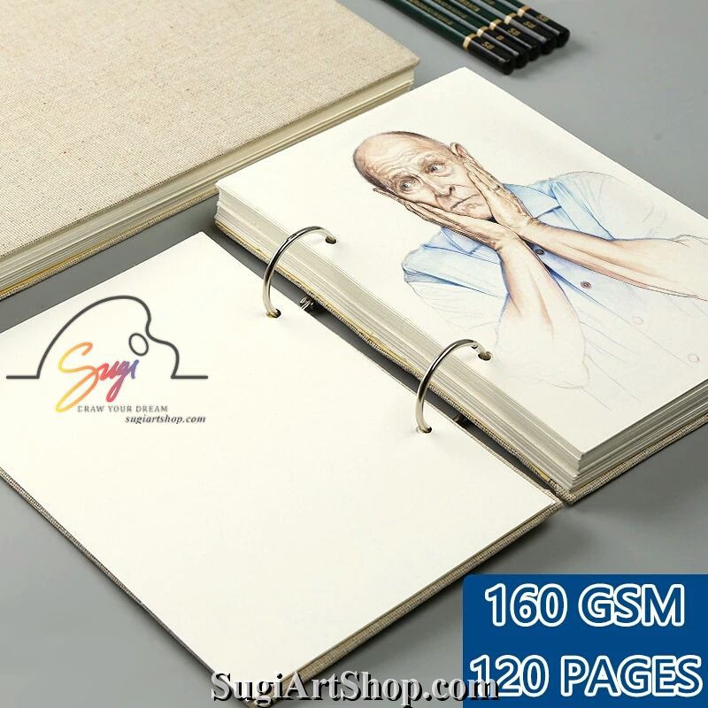 [SUGI ART SHOP] Sketchbook/SỔ VẼ CHÌ, Sổ vẽ phác thảo Khuyên