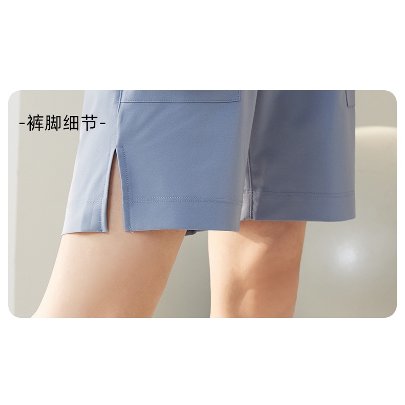 Quần short thể thao ống rộng phối túi thời trang năng động