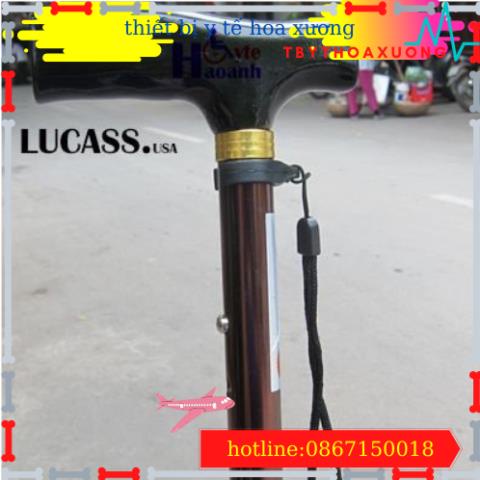 Gậy chống batoong 1 chân Lucass USA B27 gấp gọn cho người già