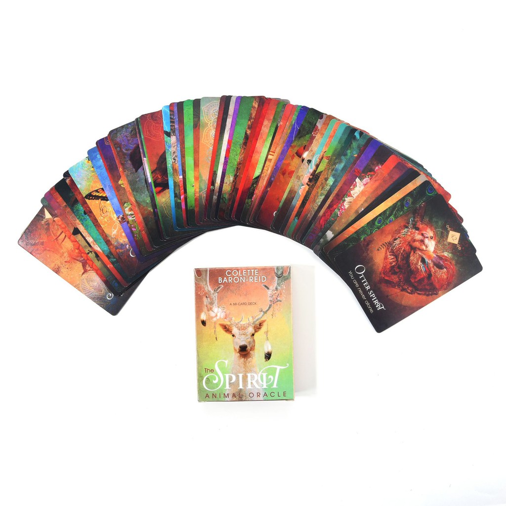 Combo Bộ Tarot Spirit Animal Oracle H8 và Túi Nhung Đựng Tarot