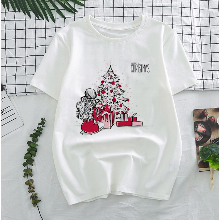 [ FREE SHIP ] áO thun Unisex Giáng Sinh - Noel 2020 Duy Nhất Hôm Nay | Vải Dày - Dây cổ chuẩn hàng xuất khẩu (có VIDEO)