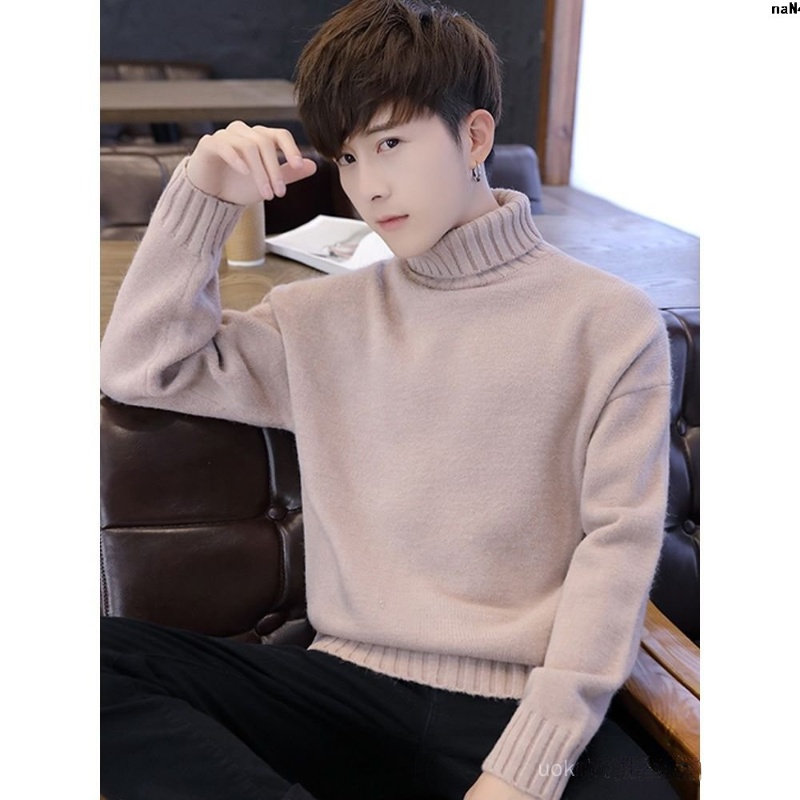 Áo Cổ Lọ Dáng Rộng Ấm Áp Cá Tính Cho Nam Kiểu Hàn Quốc 2019 | BigBuy360 - bigbuy360.vn