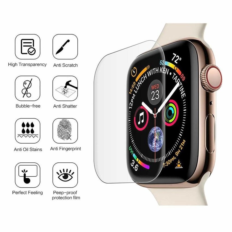 Kính Cường Lực Bảo Vệ Màn Hình Đồng Hồ Apple Watch Series Se 6 5 4 3 2 1 42mm 44mm 40mm 38mm Chống Trầy Xước